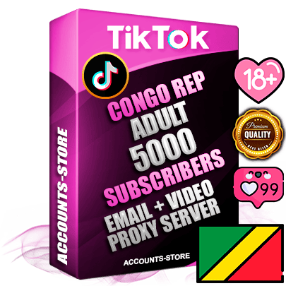 Professional Congo Rep PREMIUM TikTok accounts of manual registration and farming for the ADULT niche with high trust history profile photos and videos — fully themed and optimized for ADULT advertising and promotion — 5000 niche-related live active subscribers 2018–2022 registration years Verified Email (included) + Cookie JSON for secure import and login to the account + User Agent + high-quality content filling (profile photo banner and videos). Fully ready for targeted campaigns and ad launches from any country. Perfectly holds ads without bans. Ideal for any earning schemes affiliate promotions and marketing projects. Quality unlimited IPv4 proxy server included. Professional Congo Rep PREMIUM TikTok accounts of manual registration and farming for the ADULT niche with high trust history profile photos and videos — fully themed and optimized for ADULT advertising and promotion — 5000 niche-related live active subscribers 2018–2022 registration years Verified Email (included) + Cookie JSON for secure import and login to the account + User Agent + high-quality content filling (profile photo banner and videos). Fully ready for targeted campaigns and ad launches from any country. Perfectly holds ads without bans. Ideal for any earning schemes affiliate promotions and marketing projects. Quality unlimited IPv4 proxy server included.