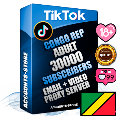 Professional Congo Rep PREMIUM TikTok accounts of manual registration and farming for the ADULT niche with high trust history profile photos and videos — fully themed and optimized for ADULT advertising and promotion — 30000 niche-related live active subscribers 2018–2022 registration years Verified Email (included) + Cookie JSON for secure import and login to the account + User Agent + high-quality content filling (profile photo banner and videos). Fully ready for targeted campaigns and ad launches from any country. Perfectly holds ads without bans. Ideal for any earning schemes affiliate promotions and marketing projects. Quality unlimited IPv4 proxy server included. Professional Congo Rep PREMIUM TikTok accounts of manual registration and farming for the ADULT niche with high trust history profile photos and videos — fully themed and optimized for ADULT advertising and promotion — 30000 niche-related live active subscribers 2018–2022 registration years Verified Email (included) + Cookie JSON for secure import and login to the account + User Agent + high-quality content filling (profile photo banner and videos). Fully ready for targeted campaigns and ad launches from any country. Perfectly holds ads without bans. Ideal for any earning schemes affiliate promotions and marketing projects. Quality unlimited IPv4 proxy server included.