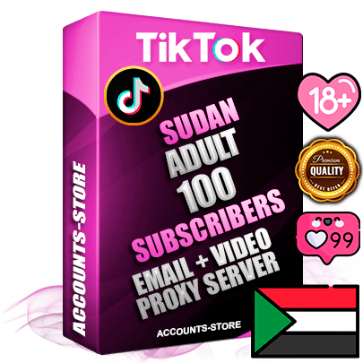 Professional Sudanese PREMIUM TikTok accounts of manual registration and farming for the ADULT niche with high trust history profile photos and videos — fully themed and optimized for ADULT advertising and promotion — 100 niche-related live active subscribers 2018–2022 registration years Verified Email (included) + Cookie JSON for secure import and login to the account + User Agent + high-quality content filling (profile photo banner and videos). Fully ready for targeted campaigns and ad launches from any country. Perfectly holds ads without bans. Ideal for any earning schemes affiliate promotions and marketing projects. Quality unlimited IPv4 proxy server included. Professional Sudanese PREMIUM TikTok accounts of manual registration and farming for the ADULT niche with high trust history profile photos and videos — fully themed and optimized for ADULT advertising and promotion — 100 niche-related live active subscribers 2018–2022 registration years Verified Email (included) + Cookie JSON for secure import and login to the account + User Agent + high-quality content filling (profile photo banner and videos). Fully ready for targeted campaigns and ad launches from any country. Perfectly holds ads without bans. Ideal for any earning schemes affiliate promotions and marketing projects. Quality unlimited IPv4 proxy server included.