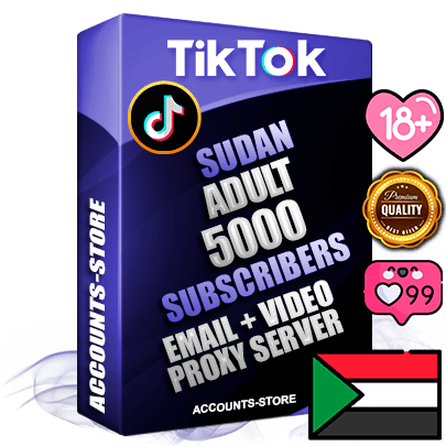 Professional Sudanese PREMIUM TikTok accounts of manual registration and farming for the ADULT niche with high trust history profile photos and videos — fully themed and optimized for ADULT advertising and promotion — 5000 niche-related live active subscribers 2018–2022 registration years Verified Email (included) + Cookie JSON for secure import and login to the account + User Agent + high-quality content filling (profile photo banner and videos). Fully ready for targeted campaigns and ad launches from any country. Perfectly holds ads without bans. Ideal for any earning schemes affiliate promotions and marketing projects. Quality unlimited IPv4 proxy server included. Professional Sudanese PREMIUM TikTok accounts of manual registration and farming for the ADULT niche with high trust history profile photos and videos — fully themed and optimized for ADULT advertising and promotion — 5000 niche-related live active subscribers 2018–2022 registration years Verified Email (included) + Cookie JSON for secure import and login to the account + User Agent + high-quality content filling (profile photo banner and videos). Fully ready for targeted campaigns and ad launches from any country. Perfectly holds ads without bans. Ideal for any earning schemes affiliate promotions and marketing projects. Quality unlimited IPv4 proxy server included.