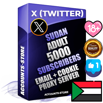 Professional Sudanese PREMIUM X (Twitter) accounts of manual registration and farming for the ADULT niche with high trust history photos and tweets — fully themed and optimized for ADULT advertising and promotion — 5000 niche-related live active followers 2009–2014 registration year Verified Email (Included) + Cookie JSON for secure import and login to the account + User Agent + High-quality filling (Photo Header Posts). Fully ready for targeted campaigns and ad launches from any country. Perfectly hold ads without bans. Ideal for any earning schemes affiliate promotions and marketing projects. Quality unlimited IPv4 proxy server included. Professional Sudanese PREMIUM X (Twitter) accounts of manual registration and farming for the ADULT niche with high trust history photos and tweets — fully themed and optimized for ADULT advertising and promotion — 5000 niche-related live active followers 2009–2014 registration year Verified Email (Included) + Cookie JSON for secure import and login to the account + User Agent + High-quality filling (Photo Header Posts). Fully ready for targeted campaigns and ad launches from any country. Perfectly hold ads without bans. Ideal for any earning schemes affiliate promotions and marketing projects. Quality unlimited IPv4 proxy server included.