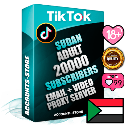 Professional Sudanese PREMIUM TikTok accounts of manual registration and farming for the ADULT niche with high trust history profile photos and videos — fully themed and optimized for ADULT advertising and promotion — 20000 niche-related live active subscribers 2018–2022 registration years Verified Email (included) + Cookie JSON for secure import and login to the account + User Agent + high-quality content filling (profile photo banner and videos). Fully ready for targeted campaigns and ad launches from any country. Perfectly holds ads without bans. Ideal for any earning schemes affiliate promotions and marketing projects. Quality unlimited IPv4 proxy server included. Professional Sudanese PREMIUM TikTok accounts of manual registration and farming for the ADULT niche with high trust history profile photos and videos — fully themed and optimized for ADULT advertising and promotion — 20000 niche-related live active subscribers 2018–2022 registration years Verified Email (included) + Cookie JSON for secure import and login to the account + User Agent + high-quality content filling (profile photo banner and videos). Fully ready for targeted campaigns and ad launches from any country. Perfectly holds ads without bans. Ideal for any earning schemes affiliate promotions and marketing projects. Quality unlimited IPv4 proxy server included.