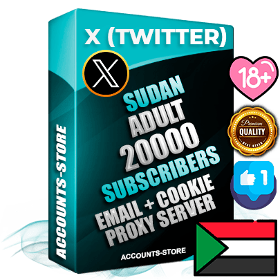 Professional Sudanese PREMIUM X (Twitter) accounts of manual registration and farming for the ADULT niche with high trust history photos and tweets — fully themed and optimized for ADULT advertising and promotion — 20000 niche-related live active followers 2009–2014 registration year Verified Email (Included) + Cookie JSON for secure import and login to the account + User Agent + High-quality filling (Photo Header Posts). Fully ready for targeted campaigns and ad launches from any country. Perfectly hold ads without bans. Ideal for any earning schemes affiliate promotions and marketing projects. Quality unlimited IPv4 proxy server included. Professional Sudanese PREMIUM X (Twitter) accounts of manual registration and farming for the ADULT niche with high trust history photos and tweets — fully themed and optimized for ADULT advertising and promotion — 20000 niche-related live active followers 2009–2014 registration year Verified Email (Included) + Cookie JSON for secure import and login to the account + User Agent + High-quality filling (Photo Header Posts). Fully ready for targeted campaigns and ad launches from any country. Perfectly hold ads without bans. Ideal for any earning schemes affiliate promotions and marketing projects. Quality unlimited IPv4 proxy server included.