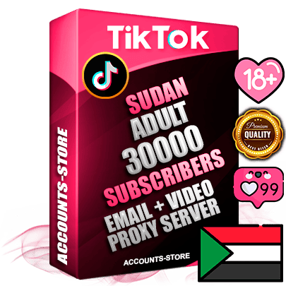 Professional Sudanese PREMIUM TikTok accounts of manual registration and farming for the ADULT niche with high trust history profile photos and videos — fully themed and optimized for ADULT advertising and promotion — 30000 niche-related live active subscribers 2018–2022 registration years Verified Email (included) + Cookie JSON for secure import and login to the account + User Agent + high-quality content filling (profile photo banner and videos). Fully ready for targeted campaigns and ad launches from any country. Perfectly holds ads without bans. Ideal for any earning schemes affiliate promotions and marketing projects. Quality unlimited IPv4 proxy server included. Professional Sudanese PREMIUM TikTok accounts of manual registration and farming for the ADULT niche with high trust history profile photos and videos — fully themed and optimized for ADULT advertising and promotion — 30000 niche-related live active subscribers 2018–2022 registration years Verified Email (included) + Cookie JSON for secure import and login to the account + User Agent + high-quality content filling (profile photo banner and videos). Fully ready for targeted campaigns and ad launches from any country. Perfectly holds ads without bans. Ideal for any earning schemes affiliate promotions and marketing projects. Quality unlimited IPv4 proxy server included.