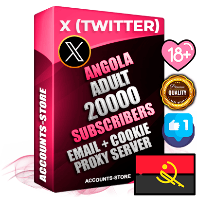 Professional Angolan PREMIUM X (Twitter) accounts of manual registration and farming for the ADULT niche with high trust history photos and tweets — fully themed and optimized for ADULT advertising and promotion — 20000 niche-related live active followers 2009–2014 registration year Verified Email (Included) + Cookie JSON for secure import and login to the account + User Agent + High-quality filling (Photo Header Posts). Fully ready for targeted campaigns and ad launches from any country. Perfectly hold ads without bans. Ideal for any earning schemes affiliate promotions and marketing projects. Quality unlimited IPv4 proxy server included. Professional Angolan PREMIUM X (Twitter) accounts of manual registration and farming for the ADULT niche with high trust history photos and tweets — fully themed and optimized for ADULT advertising and promotion — 20000 niche-related live active followers 2009–2014 registration year Verified Email (Included) + Cookie JSON for secure import and login to the account + User Agent + High-quality filling (Photo Header Posts). Fully ready for targeted campaigns and ad launches from any country. Perfectly hold ads without bans. Ideal for any earning schemes affiliate promotions and marketing projects. Quality unlimited IPv4 proxy server included.