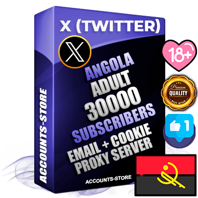 Professional Angolan PREMIUM X (Twitter) accounts of manual registration and farming for the ADULT niche with high trust history photos and tweets — fully themed and optimized for ADULT advertising and promotion — 30000 niche-related live active followers 2009–2014 registration year Verified Email (Included) + Cookie JSON for secure import and login to the account + User Agent + High-quality filling (Photo Header Posts). Fully ready for targeted campaigns and ad launches from any country. Perfectly hold ads without bans. Ideal for any earning schemes affiliate promotions and marketing projects. Quality unlimited IPv4 proxy server included. Professional Angolan PREMIUM X (Twitter) accounts of manual registration and farming for the ADULT niche with high trust history photos and tweets — fully themed and optimized for ADULT advertising and promotion — 30000 niche-related live active followers 2009–2014 registration year Verified Email (Included) + Cookie JSON for secure import and login to the account + User Agent + High-quality filling (Photo Header Posts). Fully ready for targeted campaigns and ad launches from any country. Perfectly hold ads without bans. Ideal for any earning schemes affiliate promotions and marketing projects. Quality unlimited IPv4 proxy server included.