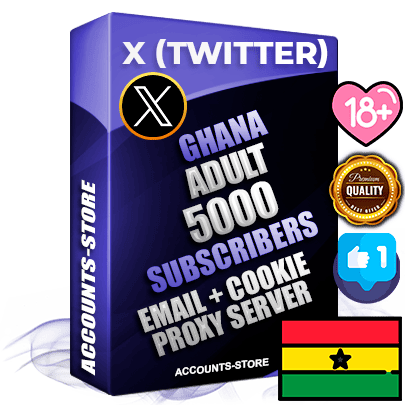 Professional Ghanaian PREMIUM X (Twitter) accounts of manual registration and farming for the ADULT niche with high trust history photos and tweets — fully themed and optimized for ADULT advertising and promotion — 5000 niche-related live active followers 2009–2014 registration year Verified Email (Included) + Cookie JSON for secure import and login to the account + User Agent + High-quality filling (Photo Header Posts). Fully ready for targeted campaigns and ad launches from any country. Perfectly hold ads without bans. Ideal for any earning schemes affiliate promotions and marketing projects. Quality unlimited IPv4 proxy server included. Professional Ghanaian PREMIUM X (Twitter) accounts of manual registration and farming for the ADULT niche with high trust history photos and tweets — fully themed and optimized for ADULT advertising and promotion — 5000 niche-related live active followers 2009–2014 registration year Verified Email (Included) + Cookie JSON for secure import and login to the account + User Agent + High-quality filling (Photo Header Posts). Fully ready for targeted campaigns and ad launches from any country. Perfectly hold ads without bans. Ideal for any earning schemes affiliate promotions and marketing projects. Quality unlimited IPv4 proxy server included.