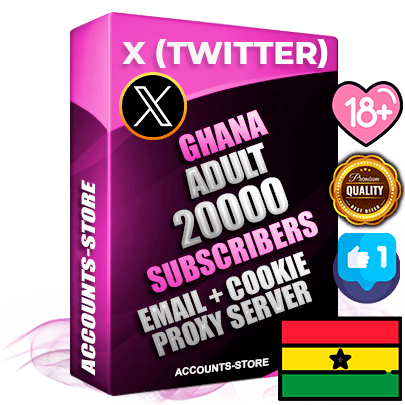 Professional Ghanaian PREMIUM X (Twitter) accounts of manual registration and farming for the ADULT niche with high trust history photos and tweets — fully themed and optimized for ADULT advertising and promotion — 20000 niche-related live active followers 2009–2014 registration year Verified Email (Included) + Cookie JSON for secure import and login to the account + User Agent + High-quality filling (Photo Header Posts). Fully ready for targeted campaigns and ad launches from any country. Perfectly hold ads without bans. Ideal for any earning schemes affiliate promotions and marketing projects. Quality unlimited IPv4 proxy server included. Professional Ghanaian PREMIUM X (Twitter) accounts of manual registration and farming for the ADULT niche with high trust history photos and tweets — fully themed and optimized for ADULT advertising and promotion — 20000 niche-related live active followers 2009–2014 registration year Verified Email (Included) + Cookie JSON for secure import and login to the account + User Agent + High-quality filling (Photo Header Posts). Fully ready for targeted campaigns and ad launches from any country. Perfectly hold ads without bans. Ideal for any earning schemes affiliate promotions and marketing projects. Quality unlimited IPv4 proxy server included.