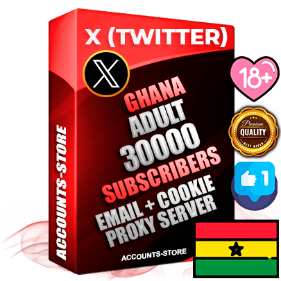 Professional Ghanaian PREMIUM X (Twitter) accounts of manual registration and farming for the ADULT niche with high trust history photos and tweets — fully themed and optimized for ADULT advertising and promotion — 30000 niche-related live active followers 2009–2014 registration year Verified Email (Included) + Cookie JSON for secure import and login to the account + User Agent + High-quality filling (Photo Header Posts). Fully ready for targeted campaigns and ad launches from any country. Perfectly hold ads without bans. Ideal for any earning schemes affiliate promotions and marketing projects. Quality unlimited IPv4 proxy server included. Professional Ghanaian PREMIUM X (Twitter) accounts of manual registration and farming for the ADULT niche with high trust history photos and tweets — fully themed and optimized for ADULT advertising and promotion — 30000 niche-related live active followers 2009–2014 registration year Verified Email (Included) + Cookie JSON for secure import and login to the account + User Agent + High-quality filling (Photo Header Posts). Fully ready for targeted campaigns and ad launches from any country. Perfectly hold ads without bans. Ideal for any earning schemes affiliate promotions and marketing projects. Quality unlimited IPv4 proxy server included.