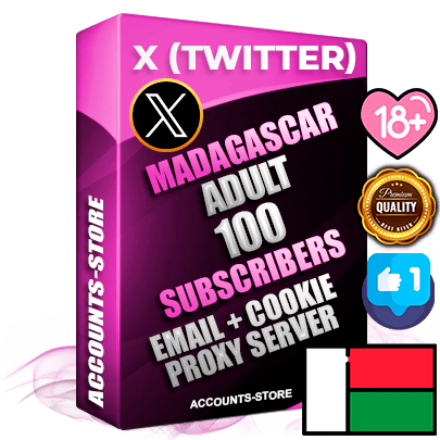 Professional Madagascar PREMIUM X (Twitter) accounts of manual registration and farming for the ADULT niche with high trust history photos and tweets — fully themed and optimized for ADULT advertising and promotion — 100 niche-related live active followers 2009–2014 registration year Verified Email (Included) + Cookie JSON for secure import and login to the account + User Agent + High-quality filling (Photo Header Posts). Fully ready for targeted campaigns and ad launches from any country. Perfectly hold ads without bans. Ideal for any earning schemes affiliate promotions and marketing projects. Quality unlimited IPv4 proxy server included. Professional Madagascar PREMIUM X (Twitter) accounts of manual registration and farming for the ADULT niche with high trust history photos and tweets — fully themed and optimized for ADULT advertising and promotion — 100 niche-related live active followers 2009–2014 registration year Verified Email (Included) + Cookie JSON for secure import and login to the account + User Agent + High-quality filling (Photo Header Posts). Fully ready for targeted campaigns and ad launches from any country. Perfectly hold ads without bans. Ideal for any earning schemes affiliate promotions and marketing projects. Quality unlimited IPv4 proxy server included.