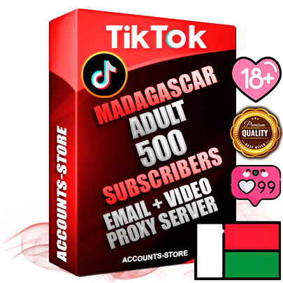 Professional Madagascar PREMIUM TikTok accounts of manual registration and farming for the ADULT niche with high trust history profile photos and videos — fully themed and optimized for ADULT advertising and promotion — 500 niche-related live active subscribers 2018–2022 registration years Verified Email (included) + Cookie JSON for secure import and login to the account + User Agent + high-quality content filling (profile photo banner and videos). Fully ready for targeted campaigns and ad launches from any country. Perfectly holds ads without bans. Ideal for any earning schemes affiliate promotions and marketing projects. Quality unlimited IPv4 proxy server included.