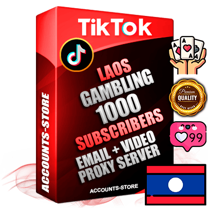Professional Laotian PREMIUM TikTok accounts of manual registration and farming for the GAMBLING niche with high trust history profile photos and videos — fully themed and optimized for GAMBLING advertising and promotion — 1000 niche-related live active subscribers 2018–2022 registration years Verified Email (included) + Cookie JSON for secure import and login to the account + User Agent + high-quality content filling (profile photo banner and videos). Fully ready for targeted campaigns and ad launches from any country. Perfectly holds ads without bans. Ideal for any earning schemes affiliate promotions and marketing projects. Quality unlimited IPv4 proxy server included.
