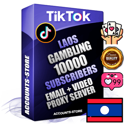 Professional Laotian PREMIUM TikTok accounts of manual registration and farming for the GAMBLING niche with high trust history profile photos and videos — fully themed and optimized for GAMBLING advertising and promotion — 10000 niche-related live active subscribers 2018–2022 registration years Verified Email (included) + Cookie JSON for secure import and login to the account + User Agent + high-quality content filling (profile photo banner and videos). Fully ready for targeted campaigns and ad launches from any country. Perfectly holds ads without bans. Ideal for any earning schemes affiliate promotions and marketing projects. Quality unlimited IPv4 proxy server included.