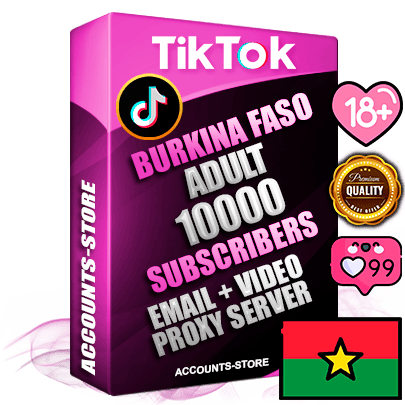 Professional Burkinabè PREMIUM TikTok accounts of manual registration and farming for the ADULT niche with high trust history profile photos and videos — fully themed and optimized for ADULT advertising and promotion — 10000 niche-related live active subscribers 2018–2022 registration years Verified Email (included) + Cookie JSON for secure import and login to the account + User Agent + high-quality content filling (profile photo banner and videos). Fully ready for targeted campaigns and ad launches from any country. Perfectly holds ads without bans. Ideal for any earning schemes affiliate promotions and marketing projects. Quality unlimited IPv4 proxy server included. Professional Burkinabè PREMIUM TikTok accounts of manual registration and farming for the ADULT niche with high trust history profile photos and videos — fully themed and optimized for ADULT advertising and promotion — 10000 niche-related live active subscribers 2018–2022 registration years Verified Email (included) + Cookie JSON for secure import and login to the account + User Agent + high-quality content filling (profile photo banner and videos). Fully ready for targeted campaigns and ad launches from any country. Perfectly holds ads without bans. Ideal for any earning schemes affiliate promotions and marketing projects. Quality unlimited IPv4 proxy server included.