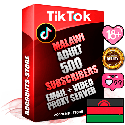 Professional Malawian PREMIUM TikTok accounts of manual registration and farming for the ADULT niche with high trust history profile photos and videos — fully themed and optimized for ADULT advertising and promotion — 500 niche-related live active subscribers 2018–2022 registration years Verified Email (included) + Cookie JSON for secure import and login to the account + User Agent + high-quality content filling (profile photo banner and videos). Fully ready for targeted campaigns and ad launches from any country. Perfectly holds ads without bans. Ideal for any earning schemes affiliate promotions and marketing projects. Quality unlimited IPv4 proxy server included.