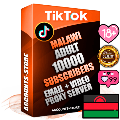 Professional Malawian PREMIUM TikTok accounts of manual registration and farming for the ADULT niche with high trust history profile photos and videos — fully themed and optimized for ADULT advertising and promotion — 10000 niche-related live active subscribers 2018–2022 registration years Verified Email (included) + Cookie JSON for secure import and login to the account + User Agent + high-quality content filling (profile photo banner and videos). Fully ready for targeted campaigns and ad launches from any country. Perfectly holds ads without bans. Ideal for any earning schemes affiliate promotions and marketing projects. Quality unlimited IPv4 proxy server included.
