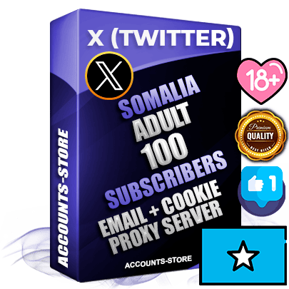 Professional Somali PREMIUM X (Twitter) accounts of manual registration and farming for the ADULT niche with high trust history photos and tweets — fully themed and optimized for ADULT advertising and promotion — 100 niche-related live active followers 2009–2014 registration year Verified Email (Included) + Cookie JSON for secure import and login to the account + User Agent + High-quality filling (Photo Header Posts). Fully ready for targeted campaigns and ad launches from any country. Perfectly hold ads without bans. Ideal for any earning schemes affiliate promotions and marketing projects. Quality unlimited IPv4 proxy server included.