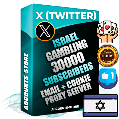 Professional Israeli PREMIUM X (Twitter) accounts of manual registration and farming for the GAMBLING niche with high trust history photos and tweets — fully themed and optimized for GAMBLING advertising and promotion — 30000 niche-related live active followers 2009–2014 registration year Verified Email (Included) + Cookie JSON for secure import and login to the account + User Agent + High-quality filling (Photo Header Posts). Fully ready for targeted campaigns and ad launches from any country. Perfectly hold ads without bans. Ideal for any earning schemes affiliate promotions and marketing projects. Quality unlimited IPv4 proxy server included. Professional Israeli PREMIUM X (Twitter) accounts of manual registration and farming for the GAMBLING niche with high trust history photos and tweets — fully themed and optimized for GAMBLING advertising and promotion — 30000 niche-related live active followers 2009–2014 registration year Verified Email (Included) + Cookie JSON for secure import and login to the account + User Agent + High-quality filling (Photo Header Posts). Fully ready for targeted campaigns and ad launches from any country. Perfectly hold ads without bans. Ideal for any earning schemes affiliate promotions and marketing projects. Quality unlimited IPv4 proxy server included.