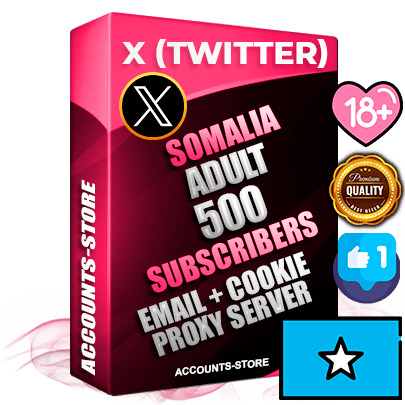 Professional Somali PREMIUM X (Twitter) accounts of manual registration and farming for the ADULT niche with high trust history photos and tweets — fully themed and optimized for ADULT advertising and promotion — 500 niche-related live active followers 2009–2014 registration year Verified Email (Included) + Cookie JSON for secure import and login to the account + User Agent + High-quality filling (Photo Header Posts). Fully ready for targeted campaigns and ad launches from any country. Perfectly hold ads without bans. Ideal for any earning schemes affiliate promotions and marketing projects. Quality unlimited IPv4 proxy server included.