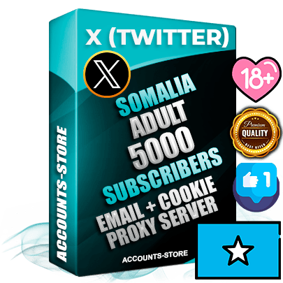 Professional Somali PREMIUM X (Twitter) accounts of manual registration and farming for the ADULT niche with high trust history photos and tweets — fully themed and optimized for ADULT advertising and promotion — 5000 niche-related live active followers 2009–2014 registration year Verified Email (Included) + Cookie JSON for secure import and login to the account + User Agent + High-quality filling (Photo Header Posts). Fully ready for targeted campaigns and ad launches from any country. Perfectly hold ads without bans. Ideal for any earning schemes affiliate promotions and marketing projects. Quality unlimited IPv4 proxy server included.