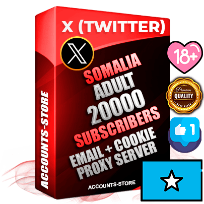Professional Somali PREMIUM X (Twitter) accounts of manual registration and farming for the ADULT niche with high trust history photos and tweets — fully themed and optimized for ADULT advertising and promotion — 20000 niche-related live active followers 2009–2014 registration year Verified Email (Included) + Cookie JSON for secure import and login to the account + User Agent + High-quality filling (Photo Header Posts). Fully ready for targeted campaigns and ad launches from any country. Perfectly hold ads without bans. Ideal for any earning schemes affiliate promotions and marketing projects. Quality unlimited IPv4 proxy server included.