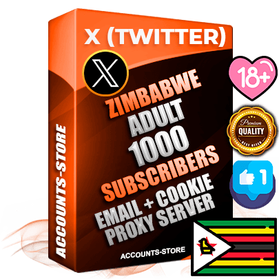 Professional Zimbabwean PREMIUM X (Twitter) accounts of manual registration and farming for the ADULT niche with high trust history photos and tweets — fully themed and optimized for ADULT advertising and promotion — 1000 niche-related live active followers 2009–2014 registration year Verified Email (Included) + Cookie JSON for secure import and login to the account + User Agent + High-quality filling (Photo Header Posts). Fully ready for targeted campaigns and ad launches from any country. Perfectly hold ads without bans. Ideal for any earning schemes affiliate promotions and marketing projects. Quality unlimited IPv4 proxy server included. Professional Zimbabwean PREMIUM X (Twitter) accounts of manual registration and farming for the ADULT niche with high trust history photos and tweets — fully themed and optimized for ADULT advertising and promotion — 1000 niche-related live active followers 2009–2014 registration year Verified Email (Included) + Cookie JSON for secure import and login to the account + User Agent + High-quality filling (Photo Header Posts). Fully ready for targeted campaigns and ad launches from any country. Perfectly hold ads without bans. Ideal for any earning schemes affiliate promotions and marketing projects. Quality unlimited IPv4 proxy server included.