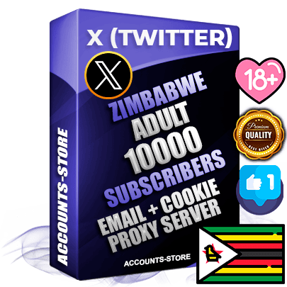Professional Zimbabwean PREMIUM X (Twitter) accounts of manual registration and farming for the ADULT niche with high trust history photos and tweets — fully themed and optimized for ADULT advertising and promotion — 10000 niche-related live active followers 2009–2014 registration year Verified Email (Included) + Cookie JSON for secure import and login to the account + User Agent + High-quality filling (Photo Header Posts). Fully ready for targeted campaigns and ad launches from any country. Perfectly hold ads without bans. Ideal for any earning schemes affiliate promotions and marketing projects. Quality unlimited IPv4 proxy server included.