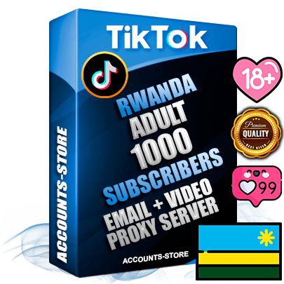 Professional Rwandan PREMIUM TikTok accounts of manual registration and farming for the ADULT niche with high trust history profile photos and videos — fully themed and optimized for ADULT advertising and promotion — 1000 niche-related live active subscribers 2018–2022 registration years Verified Email (included) + Cookie JSON for secure import and login to the account + User Agent + high-quality content filling (profile photo banner and videos). Fully ready for targeted campaigns and ad launches from any country. Perfectly holds ads without bans. Ideal for any earning schemes affiliate promotions and marketing projects. Quality unlimited IPv4 proxy server included.