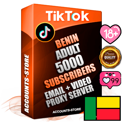 Professional Beninese PREMIUM TikTok accounts of manual registration and farming for the ADULT niche with high trust history profile photos and videos — fully themed and optimized for ADULT advertising and promotion — 5000 niche-related live active subscribers 2018–2022 registration years Verified Email (included) + Cookie JSON for secure import and login to the account + User Agent + high-quality content filling (profile photo banner and videos). Fully ready for targeted campaigns and ad launches from any country. Perfectly holds ads without bans. Ideal for any earning schemes affiliate promotions and marketing projects. Quality unlimited IPv4 proxy server included.
