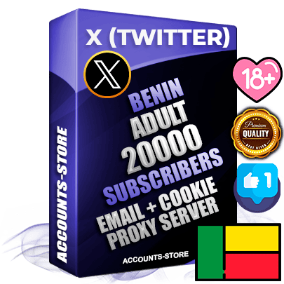 Professional Beninese PREMIUM X (Twitter) accounts of manual registration and farming for the ADULT niche with high trust history photos and tweets — fully themed and optimized for ADULT advertising and promotion — 20000 niche-related live active followers 2009–2014 registration year Verified Email (Included) + Cookie JSON for secure import and login to the account + User Agent + High-quality filling (Photo Header Posts). Fully ready for targeted campaigns and ad launches from any country. Perfectly hold ads without bans. Ideal for any earning schemes affiliate promotions and marketing projects. Quality unlimited IPv4 proxy server included.
