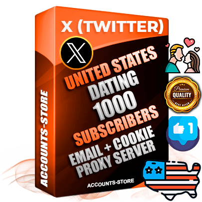 Professional American PREMIUM X (Twitter) accounts of manual registration and farming for the DATING niche with high trust history photos and tweets — fully themed and optimized for DATING advertising and promotion — 1000 niche-related live active followers 2009–2014 registration year Verified Email (Included) + Cookie JSON for secure import and login to the account + User Agent + High-quality filling (Photo Header Posts). Fully ready for targeted campaigns and ad launches from any country. Perfectly hold ads without bans. Ideal for any earning schemes affiliate promotions and marketing projects. Quality unlimited IPv4 proxy server included.