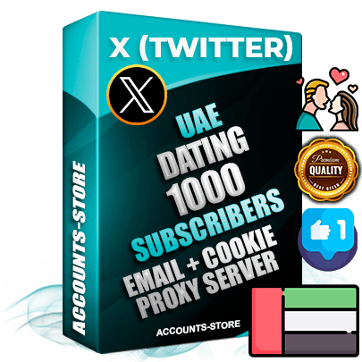 Professional UAE PREMIUM X (Twitter) accounts of manual registration and farming for the DATING niche with high trust history photos and tweets — fully themed and optimized for DATING advertising and promotion — 1000 niche-related live active followers 2009–2014 registration year Verified Email (Included) + Cookie JSON for secure import and login to the account + User Agent + High-quality filling (Photo Header Posts). Fully ready for targeted campaigns and ad launches from any country. Perfectly hold ads without bans. Ideal for any earning schemes affiliate promotions and marketing projects. Quality unlimited IPv4 proxy server included.