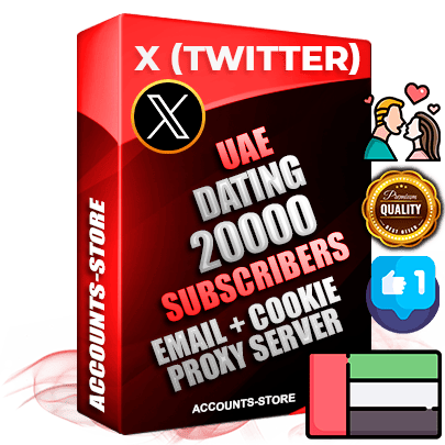 Professional UAE PREMIUM X (Twitter) accounts of manual registration and farming for the DATING niche with high trust history photos and tweets — fully themed and optimized for DATING advertising and promotion — 20000 niche-related live active followers 2009–2014 registration year Verified Email (Included) + Cookie JSON for secure import and login to the account + User Agent + High-quality filling (Photo Header Posts). Fully ready for targeted campaigns and ad launches from any country. Perfectly hold ads without bans. Ideal for any earning schemes affiliate promotions and marketing projects. Quality unlimited IPv4 proxy server included.