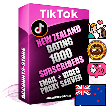 Professional New Zealand PREMIUM TikTok accounts of manual registration and farming for the DATING niche with high trust history profile photos and videos — fully themed and optimized for DATING advertising and promotion — 1000 niche-related live active subscribers 2018–2022 registration years Verified Email (included) + Cookie JSON for secure import and login to the account + User Agent + high-quality content filling (profile photo banner and videos). Fully ready for targeted campaigns and ad launches from any country. Perfectly holds ads without bans. Ideal for any earning schemes affiliate promotions and marketing projects. Quality unlimited IPv4 proxy server included. Professional New Zealand PREMIUM TikTok accounts of manual registration and farming for the DATING niche with high trust history profile photos and videos — fully themed and optimized for DATING advertising and promotion — 1000 niche-related live active subscribers 2018–2022 registration years Verified Email (included) + Cookie JSON for secure import and login to the account + User Agent + high-quality content filling (profile photo banner and videos). Fully ready for targeted campaigns and ad launches from any country. Perfectly holds ads without bans. Ideal for any earning schemes affiliate promotions and marketing projects. Quality unlimited IPv4 proxy server included.