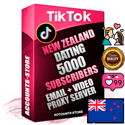 Professional New Zealand PREMIUM TikTok accounts of manual registration and farming for the DATING niche with high trust history profile photos and videos — fully themed and optimized for DATING advertising and promotion — 5000 niche-related live active subscribers 2018–2022 registration years Verified Email (included) + Cookie JSON for secure import and login to the account + User Agent + high-quality content filling (profile photo banner and videos). Fully ready for targeted campaigns and ad launches from any country. Perfectly holds ads without bans. Ideal for any earning schemes affiliate promotions and marketing projects. Quality unlimited IPv4 proxy server included. Professional New Zealand PREMIUM TikTok accounts of manual registration and farming for the DATING niche with high trust history profile photos and videos — fully themed and optimized for DATING advertising and promotion — 5000 niche-related live active subscribers 2018–2022 registration years Verified Email (included) + Cookie JSON for secure import and login to the account + User Agent + high-quality content filling (profile photo banner and videos). Fully ready for targeted campaigns and ad launches from any country. Perfectly holds ads without bans. Ideal for any earning schemes affiliate promotions and marketing projects. Quality unlimited IPv4 proxy server included.
