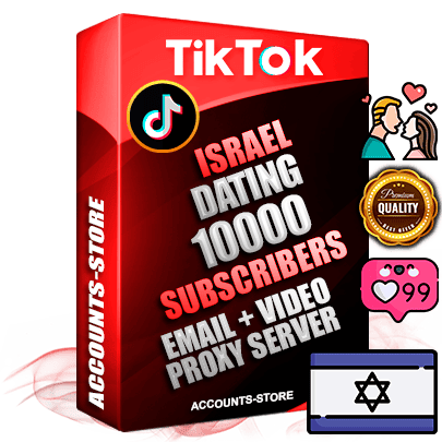 Professional Israeli PREMIUM TikTok accounts of manual registration and farming for the DATING niche with high trust history profile photos and videos — fully themed and optimized for DATING advertising and promotion — 10000 niche-related live active subscribers 2018–2022 registration years Verified Email (included) + Cookie JSON for secure import and login to the account + User Agent + high-quality content filling (profile photo banner and videos). Fully ready for targeted campaigns and ad launches from any country. Perfectly holds ads without bans. Ideal for any earning schemes affiliate promotions and marketing projects. Quality unlimited IPv4 proxy server included. Professional Israeli PREMIUM TikTok accounts of manual registration and farming for the DATING niche with high trust history profile photos and videos — fully themed and optimized for DATING advertising and promotion — 10000 niche-related live active subscribers 2018–2022 registration years Verified Email (included) + Cookie JSON for secure import and login to the account + User Agent + high-quality content filling (profile photo banner and videos). Fully ready for targeted campaigns and ad launches from any country. Perfectly holds ads without bans. Ideal for any earning schemes affiliate promotions and marketing projects. Quality unlimited IPv4 proxy server included.