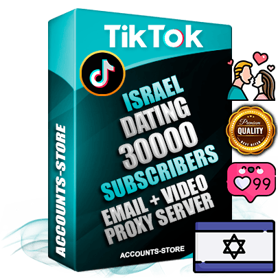 Professional Israeli PREMIUM TikTok accounts of manual registration and farming for the DATING niche with high trust history profile photos and videos — fully themed and optimized for DATING advertising and promotion — 30000 niche-related live active subscribers 2018–2022 registration years Verified Email (included) + Cookie JSON for secure import and login to the account + User Agent + high-quality content filling (profile photo banner and videos). Fully ready for targeted campaigns and ad launches from any country. Perfectly holds ads without bans. Ideal for any earning schemes affiliate promotions and marketing projects. Quality unlimited IPv4 proxy server included. Professional Israeli PREMIUM TikTok accounts of manual registration and farming for the DATING niche with high trust history profile photos and videos — fully themed and optimized for DATING advertising and promotion — 30000 niche-related live active subscribers 2018–2022 registration years Verified Email (included) + Cookie JSON for secure import and login to the account + User Agent + high-quality content filling (profile photo banner and videos). Fully ready for targeted campaigns and ad launches from any country. Perfectly holds ads without bans. Ideal for any earning schemes affiliate promotions and marketing projects. Quality unlimited IPv4 proxy server included.