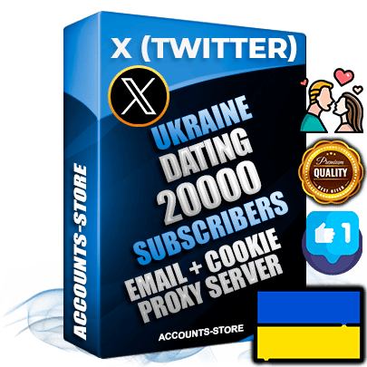 Professional Ukrainian PREMIUM X (Twitter) accounts of manual registration and farming for the DATING niche with high trust history photos and tweets — fully themed and optimized for DATING advertising and promotion — 20000 niche-related live active followers 2009–2014 registration year Verified Email (Included) + Cookie JSON for secure import and login to the account + User Agent + High-quality filling (Photo Header Posts). Fully ready for targeted campaigns and ad launches from any country. Perfectly hold ads without bans. Ideal for any earning schemes affiliate promotions and marketing projects. Quality unlimited IPv4 proxy server included. Professional Ukrainian PREMIUM X (Twitter) accounts of manual registration and farming for the DATING niche with high trust history photos and tweets — fully themed and optimized for DATING advertising and promotion — 20000 niche-related live active followers 2009–2014 registration year Verified Email (Included) + Cookie JSON for secure import and login to the account + User Agent + High-quality filling (Photo Header Posts). Fully ready for targeted campaigns and ad launches from any country. Perfectly hold ads without bans. Ideal for any earning schemes affiliate promotions and marketing projects. Quality unlimited IPv4 proxy server included.