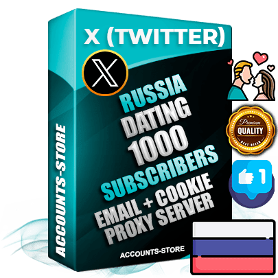 Professional Russian PREMIUM X (Twitter) accounts of manual registration and farming for the DATING niche with high trust history photos and tweets — fully themed and optimized for DATING advertising and promotion — 1000 niche-related live active followers 2009–2014 registration year Verified Email (Included) + Cookie JSON for secure import and login to the account + User Agent + High-quality filling (Photo Header Posts). Fully ready for targeted campaigns and ad launches from any country. Perfectly hold ads without bans. Ideal for any earning schemes affiliate promotions and marketing projects. Quality unlimited IPv4 proxy server included.