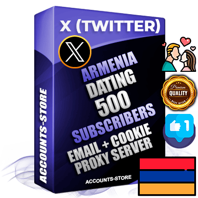 Professional Armenian PREMIUM X (Twitter) accounts of manual registration and farming for the DATING niche with high trust history photos and tweets — fully themed and optimized for DATING advertising and promotion — 500 niche-related live active followers 2009–2014 registration year Verified Email (Included) + Cookie JSON for secure import and login to the account + User Agent + High-quality filling (Photo Header Posts). Fully ready for targeted campaigns and ad launches from any country. Perfectly hold ads without bans. Ideal for any earning schemes affiliate promotions and marketing projects. Quality unlimited IPv4 proxy server included.