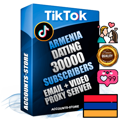 Professional Armenian PREMIUM TikTok accounts of manual registration and farming for the DATING niche with high trust history profile photos and videos — fully themed and optimized for DATING advertising and promotion — 30000 niche-related live active subscribers 2018–2022 registration years Verified Email (included) + Cookie JSON for secure import and login to the account + User Agent + high-quality content filling (profile photo banner and videos). Fully ready for targeted campaigns and ad launches from any country. Perfectly holds ads without bans. Ideal for any earning schemes affiliate promotions and marketing projects. Quality unlimited IPv4 proxy server included.