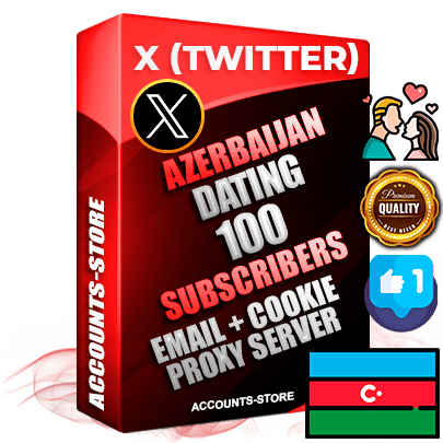 Professional Azerbaijani PREMIUM X (Twitter) accounts of manual registration and farming for the DATING niche with high trust history photos and tweets — fully themed and optimized for DATING advertising and promotion — 100 niche-related live active followers 2009–2014 registration year Verified Email (Included) + Cookie JSON for secure import and login to the account + User Agent + High-quality filling (Photo Header Posts). Fully ready for targeted campaigns and ad launches from any country. Perfectly hold ads without bans. Ideal for any earning schemes affiliate promotions and marketing projects. Quality unlimited IPv4 proxy server included.
