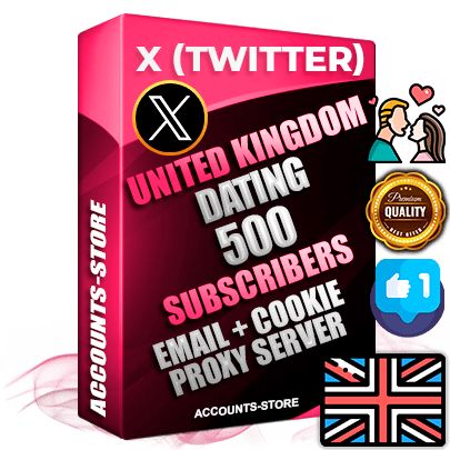 Professional English PREMIUM X (Twitter) accounts of manual registration and farming for the DATING niche with high trust history photos and tweets — fully themed and optimized for DATING advertising and promotion — 500 niche-related live active followers 2009–2014 registration year Verified Email (Included) + Cookie JSON for secure import and login to the account + User Agent + High-quality filling (Photo Header Posts). Fully ready for targeted campaigns and ad launches from any country. Perfectly hold ads without bans. Ideal for any earning schemes affiliate promotions and marketing projects. Quality unlimited IPv4 proxy server included. Professional English PREMIUM X (Twitter) accounts of manual registration and farming for the DATING niche with high trust history photos and tweets — fully themed and optimized for DATING advertising and promotion — 500 niche-related live active followers 2009–2014 registration year Verified Email (Included) + Cookie JSON for secure import and login to the account + User Agent + High-quality filling (Photo Header Posts). Fully ready for targeted campaigns and ad launches from any country. Perfectly hold ads without bans. Ideal for any earning schemes affiliate promotions and marketing projects. Quality unlimited IPv4 proxy server included.