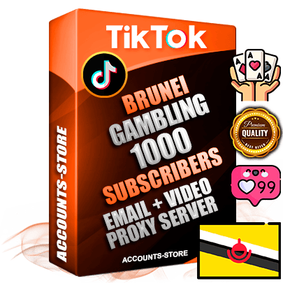 Professional Brunei PREMIUM TikTok accounts of manual registration and farming for the GAMBLING niche with high trust history profile photos and videos — fully themed and optimized for GAMBLING advertising and promotion — 1000 niche-related live active subscribers 2018–2022 registration years Verified Email (included) + Cookie JSON for secure import and login to the account + User Agent + high-quality content filling (profile photo banner and videos). Fully ready for targeted campaigns and ad launches from any country. Perfectly holds ads without bans. Ideal for any earning schemes affiliate promotions and marketing projects. Quality unlimited IPv4 proxy server included. Professional Brunei PREMIUM TikTok accounts of manual registration and farming for the GAMBLING niche with high trust history profile photos and videos — fully themed and optimized for GAMBLING advertising and promotion — 1000 niche-related live active subscribers 2018–2022 registration years Verified Email (included) + Cookie JSON for secure import and login to the account + User Agent + high-quality content filling (profile photo banner and videos). Fully ready for targeted campaigns and ad launches from any country. Perfectly holds ads without bans. Ideal for any earning schemes affiliate promotions and marketing projects. Quality unlimited IPv4 proxy server included.