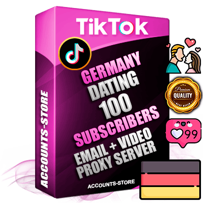 Professional German PREMIUM TikTok accounts of manual registration and farming for the DATING niche with high trust history profile photos and videos — fully themed and optimized for DATING advertising and promotion — 100 niche-related live active subscribers 2018–2022 registration years Verified Email (included) + Cookie JSON for secure import and login to the account + User Agent + high-quality content filling (profile photo banner and videos). Fully ready for targeted campaigns and ad launches from any country. Perfectly holds ads without bans. Ideal for any earning schemes affiliate promotions and marketing projects. Quality unlimited IPv4 proxy server included.