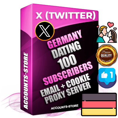 Professional German PREMIUM X (Twitter) accounts of manual registration and farming for the DATING niche with high trust history photos and tweets — fully themed and optimized for DATING advertising and promotion — 100 niche-related live active followers 2009–2014 registration year Verified Email (Included) + Cookie JSON for secure import and login to the account + User Agent + High-quality filling (Photo Header Posts). Fully ready for targeted campaigns and ad launches from any country. Perfectly hold ads without bans. Ideal for any earning schemes affiliate promotions and marketing projects. Quality unlimited IPv4 proxy server included.