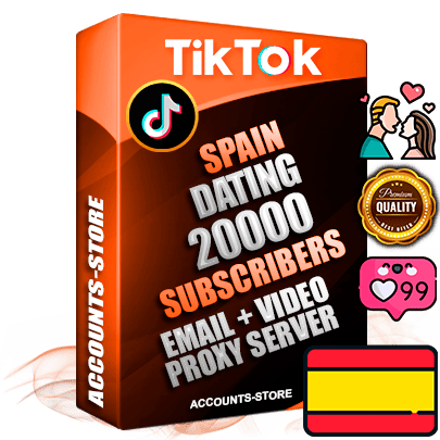 Professional Spanish PREMIUM TikTok accounts of manual registration and farming for the DATING niche with high trust history profile photos and videos — fully themed and optimized for DATING advertising and promotion — 20000 niche-related live active subscribers 2018–2022 registration years Verified Email (included) + Cookie JSON for secure import and login to the account + User Agent + high-quality content filling (profile photo banner and videos). Fully ready for targeted campaigns and ad launches from any country. Perfectly holds ads without bans. Ideal for any earning schemes affiliate promotions and marketing projects. Quality unlimited IPv4 proxy server included. Professional Spanish PREMIUM TikTok accounts of manual registration and farming for the DATING niche with high trust history profile photos and videos — fully themed and optimized for DATING advertising and promotion — 20000 niche-related live active subscribers 2018–2022 registration years Verified Email (included) + Cookie JSON for secure import and login to the account + User Agent + high-quality content filling (profile photo banner and videos). Fully ready for targeted campaigns and ad launches from any country. Perfectly holds ads without bans. Ideal for any earning schemes affiliate promotions and marketing projects. Quality unlimited IPv4 proxy server included.