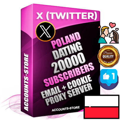 Professional Polish PREMIUM X (Twitter) accounts of manual registration and farming for the DATING niche with high trust history photos and tweets — fully themed and optimized for DATING advertising and promotion — 20000 niche-related live active followers 2009–2014 registration year Verified Email (Included) + Cookie JSON for secure import and login to the account + User Agent + High-quality filling (Photo Header Posts). Fully ready for targeted campaigns and ad launches from any country. Perfectly hold ads without bans. Ideal for any earning schemes affiliate promotions and marketing projects. Quality unlimited IPv4 proxy server included.