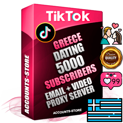 Professional Greek PREMIUM TikTok accounts of manual registration and farming for the DATING niche with high trust history profile photos and videos — fully themed and optimized for DATING advertising and promotion — 5000 niche-related live active subscribers 2018–2022 registration years Verified Email (included) + Cookie JSON for secure import and login to the account + User Agent + high-quality content filling (profile photo banner and videos). Fully ready for targeted campaigns and ad launches from any country. Perfectly holds ads without bans. Ideal for any earning schemes affiliate promotions and marketing projects. Quality unlimited IPv4 proxy server included. Professional Greek PREMIUM TikTok accounts of manual registration and farming for the DATING niche with high trust history profile photos and videos — fully themed and optimized for DATING advertising and promotion — 5000 niche-related live active subscribers 2018–2022 registration years Verified Email (included) + Cookie JSON for secure import and login to the account + User Agent + high-quality content filling (profile photo banner and videos). Fully ready for targeted campaigns and ad launches from any country. Perfectly holds ads without bans. Ideal for any earning schemes affiliate promotions and marketing projects. Quality unlimited IPv4 proxy server included.