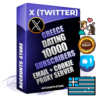 Professional Greek PREMIUM X (Twitter) accounts of manual registration and farming for the DATING niche with high trust history photos and tweets — fully themed and optimized for DATING advertising and promotion — 10000 niche-related live active followers 2009–2014 registration year Verified Email (Included) + Cookie JSON for secure import and login to the account + User Agent + High-quality filling (Photo Header Posts). Fully ready for targeted campaigns and ad launches from any country. Perfectly hold ads without bans. Ideal for any earning schemes affiliate promotions and marketing projects. Quality unlimited IPv4 proxy server included. Professional Greek PREMIUM X (Twitter) accounts of manual registration and farming for the DATING niche with high trust history photos and tweets — fully themed and optimized for DATING advertising and promotion — 10000 niche-related live active followers 2009–2014 registration year Verified Email (Included) + Cookie JSON for secure import and login to the account + User Agent + High-quality filling (Photo Header Posts). Fully ready for targeted campaigns and ad launches from any country. Perfectly hold ads without bans. Ideal for any earning schemes affiliate promotions and marketing projects. Quality unlimited IPv4 proxy server included.